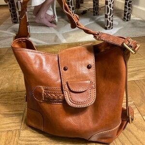 Valentino Garavani Brown Leather Handbag